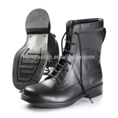 Army boot with molded sole